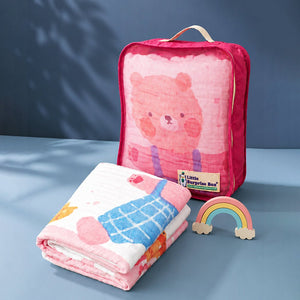 Little Surprise Box Muslin Cotton Blanket | The Mom Store - Duck Blanket
