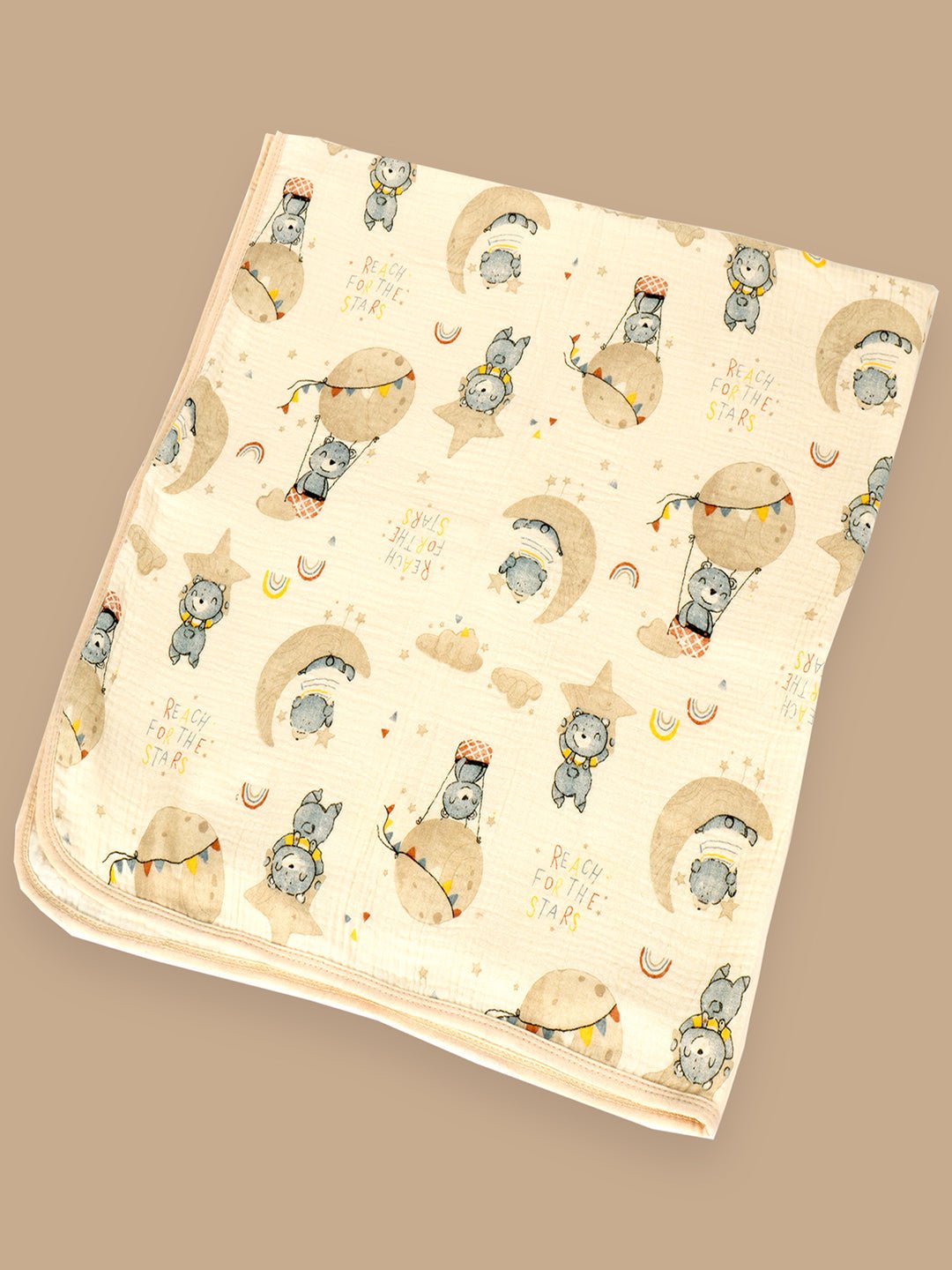 Little Surprise Box Muslin cotton blanket with 2 matching Napkins for Newborn & Infants - LSB - BKTNAPK - TEDSTARS