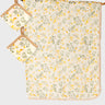 Little Surprise Box Muslin cotton blanket with 2 matching Napkins for Newborn & Infants - LSB - BKTNAPK - YELWFLOWR