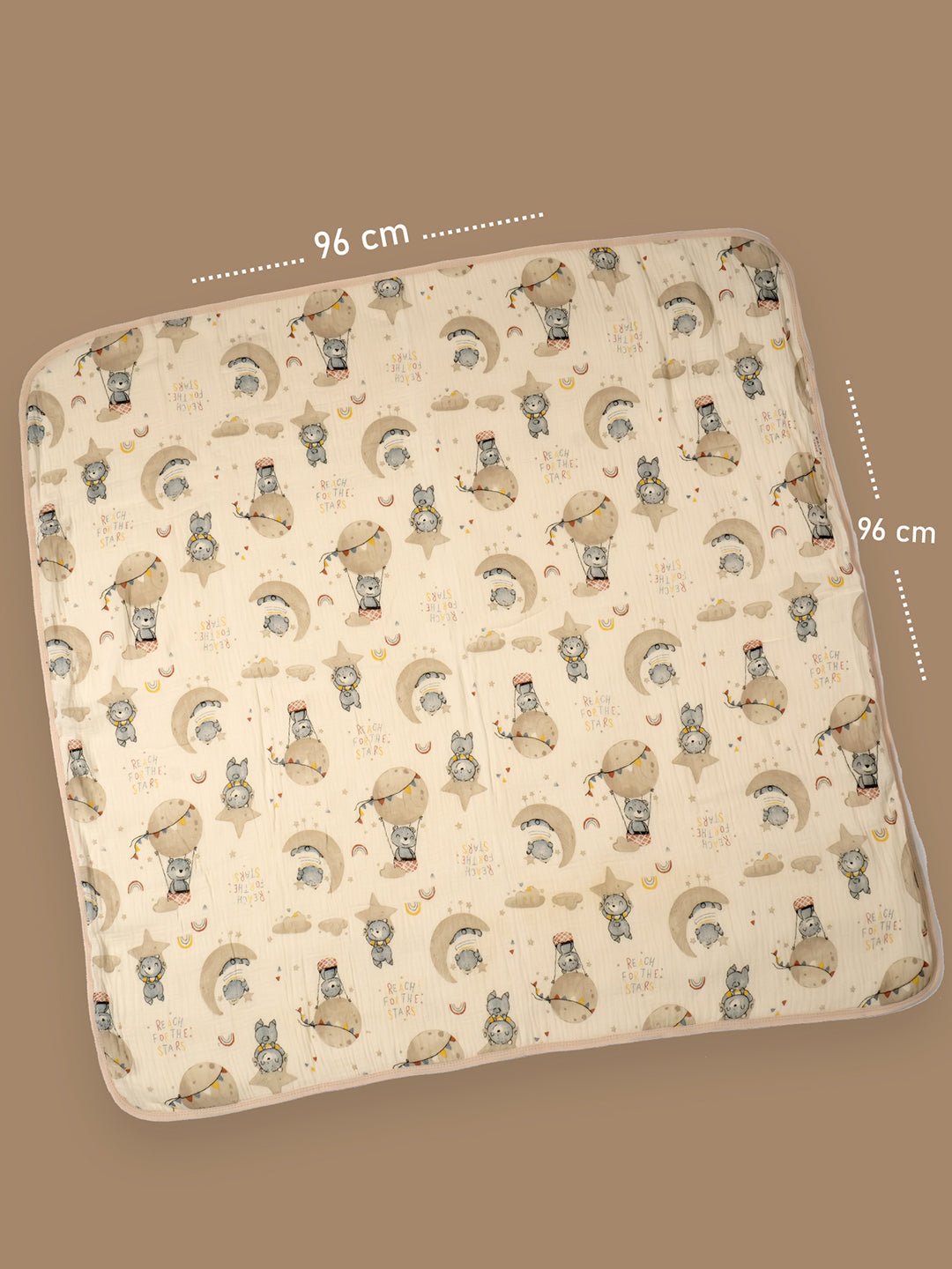 Little Surprise Box Muslin cotton blanket with 2 matching Napkins for Newborn & Infants - LSB - BKTNAPK - TEDSTARS