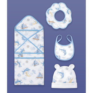 Little Surprise Box Nautical Boat Hamper 23pcs | The Mom Store - Baby Gifting