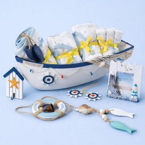 Little Surprise Box Nautical Boat Hamper 23pcs | The Mom Store - Baby Gifting