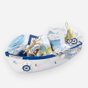 Little Surprise Box Nautical Boat Hamper 23pcs | The Mom Store - Baby Gifting