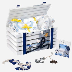 Little Surprise Box Nautical Treasure Hamper 21pcs | The Mom Store - Baby Gifting