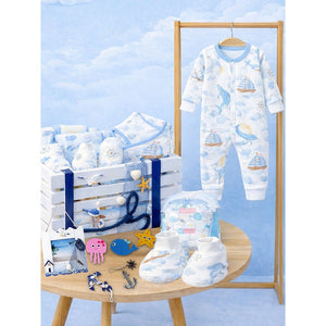 Little Surprise Box Nautical Treasure Hamper 21pcs | The Mom Store - Baby Gifting