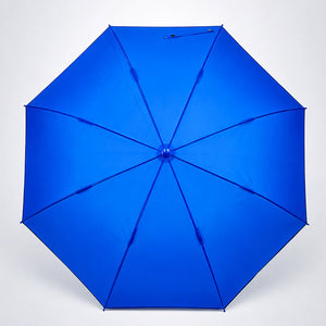 Little Surprise Box Navy Blue Border Umbrella | The Mom Store - Monsoon Wear
