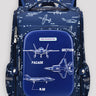 Little Surprise Box, Navy Fighter Plane School Backpack for Kids,6yrs - 10yrs - LSB - BG - NVYFIGHTRPLANE