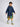 Little Surprise Box Navy Giraffe Raincoat | The Mom Store - 2XL Kids Raincoat