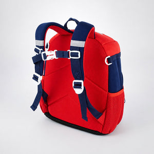 Little Surprise Box Navy Red Car Kids Backpack | The Mom Store - Back To School