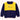 Little Surprise Box Navy & Yellow Cat Design Cardigan with Muffler, Winter Cardigan Sweater for Kids - 4 - 5 Years Kids Sweater