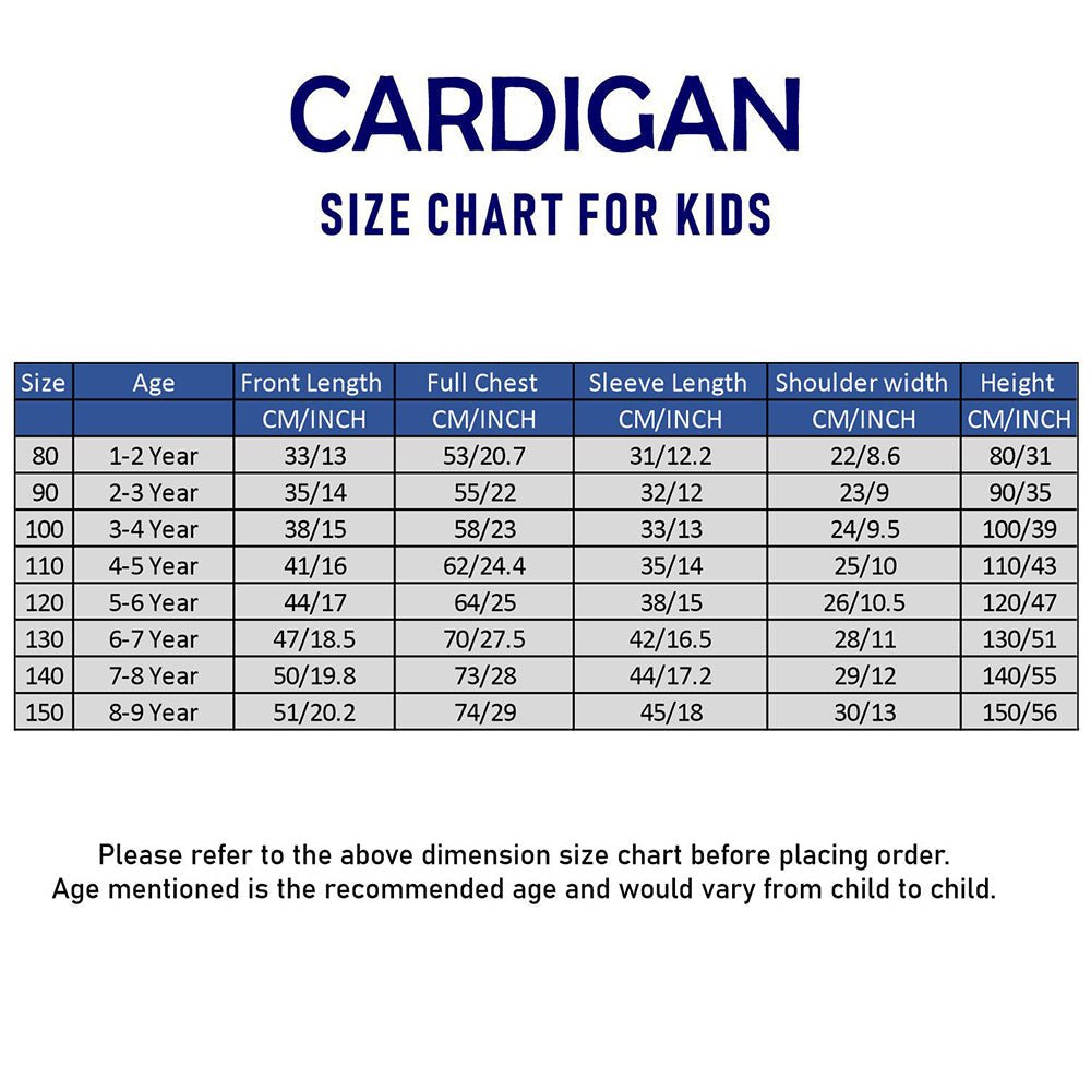 Little Surprise Box Navy & Yellow Cat Design Cardigan with Muffler, Winter Cardigan Sweater for Kids - 4 - 5 Years Kids Sweater