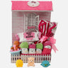 Little Surprise Box- New Born Baby Picket Fence House Gift Hamper Set - LSB-NBH-FENPNK