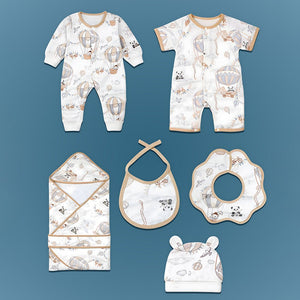 Little Surprise Box Newborn Baby Wooden Nautical House Gift Hamper - Blue Baby Gift Sets