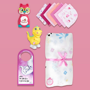 Little Surprise Box Newborn Little Pinewood Gift Hamper Box Set - Pink Baby Gift Sets