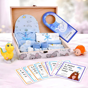 Little Surprise Box Newborn Little Pinewood Gift Hamper Box Set - Blue Baby Gift Sets