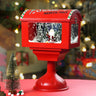 Little Surprise Box North Pole Mailbox Snowglobe with Light,Muisc and Snowfall. - Christmas Decor
