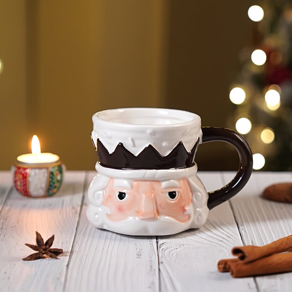 Little Surprise Box Nutcracker themed 3pcs Hot chocolate and Coffee chrsitmas Mugs Set. - Christmas Cutlery