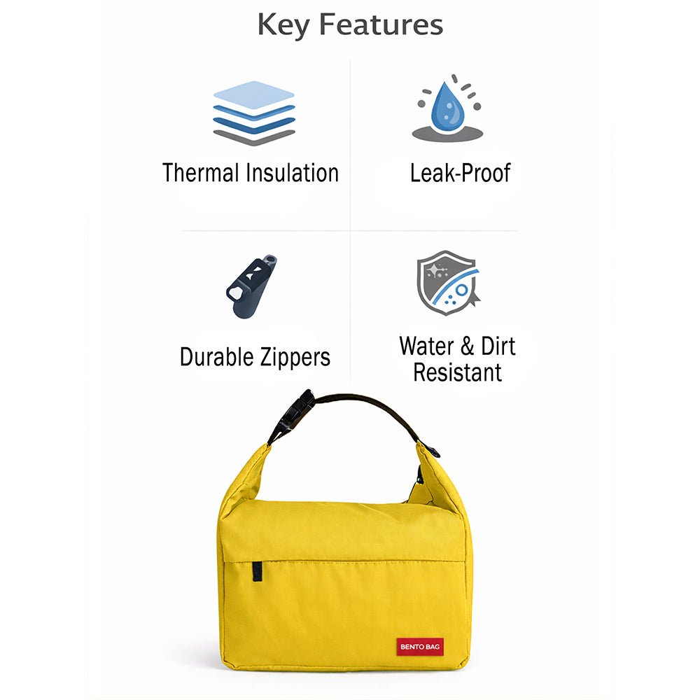 Little Surprise Box Olive Adjustable Buckle Hook Style Insulated Lunch Bag for Kids & Adults - Lunch Bag