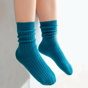 Little Surprise Box Olive Mint Teal Socks Set | The Mom Store - 2 - 5 Years Kids Socks