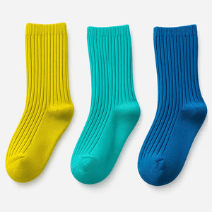 Little Surprise Box Olive Mint Teal Socks Set | The Mom Store - 2 - 5 Years Kids Socks