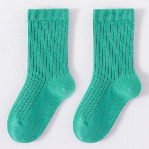 Little Surprise Box Olive Mint Teal Socks Set | The Mom Store - 2 - 5 Years Kids Socks