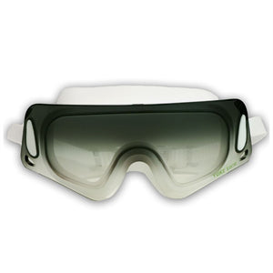 Little Surprise Box, Ombre shaded Anti Fog UV Protection leakproof design Swim Goggles for Adults - LSB - SG - WHTE - GRNOMBRE