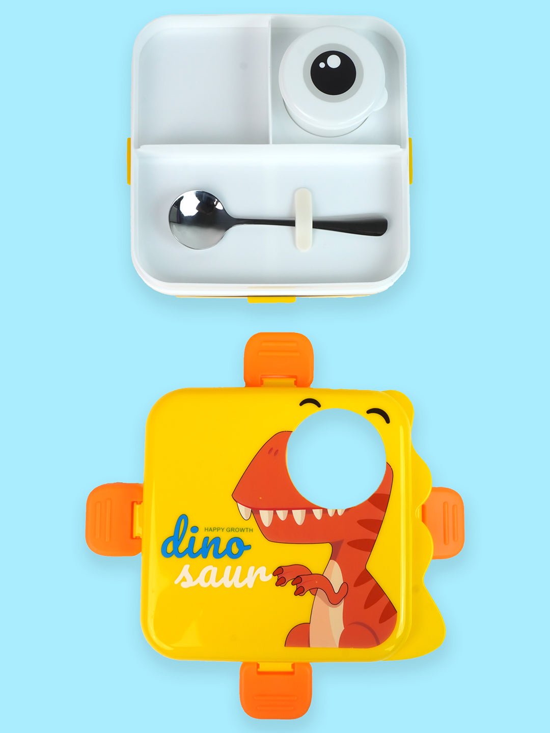 Little Surprise Box, One Eye Stainless Steel Lunch Box For Kids - LSB - LB - ONEEYE - YELW