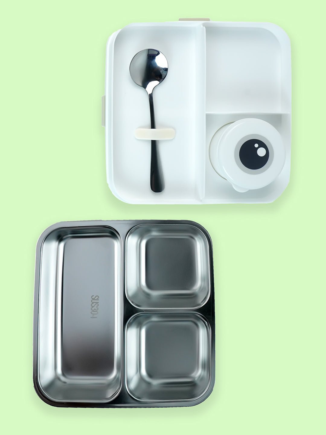 Little Surprise Box, One Eye Stainless Steel Lunch Box For Kids - LSB - LB - ONEEYE - OLV