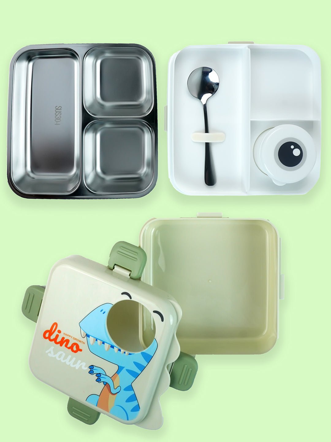 Little Surprise Box, One Eye Stainless Steel Lunch Box For Kids - LSB - LB - ONEEYE - OLV