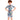 Little Surprise Box One piece Kids Swimwear Geometric print with Cap - LSB-SW-Geometric-S