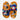 Little Surprise Box Orange all over Space theme Slip on Clogs/Footwear for Toddlers & Kids - LSB - FW - ORNGSPCEALLOVR - 24/25EU