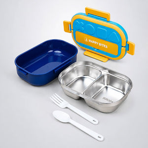 Little Surprise Box Orange Blue Bento Lunch Box | The Mom Store - Orange Lunch Box
