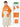 Little Surprise Box, Orange & Cream Dual color Long style Raincoat for Kids - LSB - RC - ORNGCRM - DUAL - 2XL