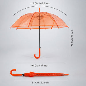 Little Surprise Box Orange Jelly Umbrella | The Mom Store - Monsoon Wear
