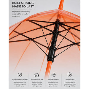 Little Surprise Box Orange Jelly Umbrella | The Mom Store - Monsoon Wear