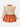 Little Surprise Box Orange Ruffled Shoulder 2 pcs Sweatshirt & Skirt Winterwear set for Girls - LSB - 2PCSKRT - ORNGERUFFLE - 2 - 3Y