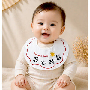 Little Surprise Box Panda Print Bib Set 3PCS | The Mom Store - Bedding