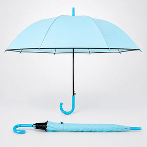 Little Surprise Box Pastel Blue Border Umbrella | The Mom Store - Monsoon Wear