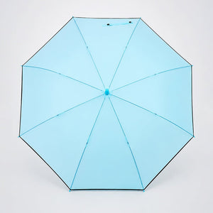 Little Surprise Box Pastel Blue Border Umbrella | The Mom Store - Monsoon Wear