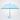 Little Surprise Box Pastel Blue Border Umbrella | The Mom Store - Monsoon Wear