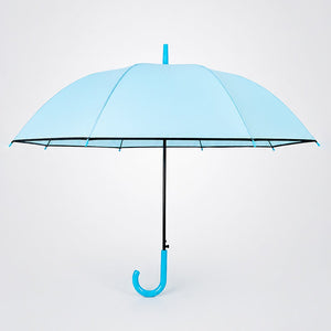 Little Surprise Box Pastel Blue Border Umbrella | The Mom Store - Monsoon Wear