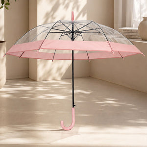 Little Surprise Box Peach Transparent Umbrella | The Mom Store - Monsoon Wear