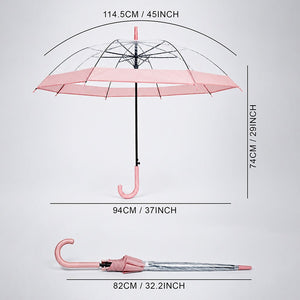 Little Surprise Box Peach Transparent Umbrella | The Mom Store - Monsoon Wear