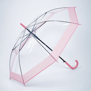 Little Surprise Box Peach Transparent Umbrella | The Mom Store - Monsoon Wear