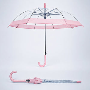 Little Surprise Box Peach Transparent Umbrella | The Mom Store - Monsoon Wear
