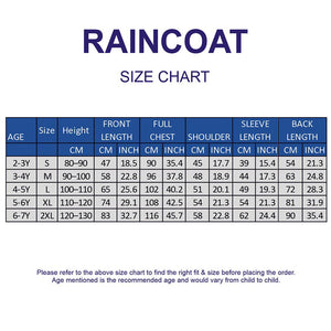 Little Surprise Box Penguin Pocket Raincoat | The Mom Store - S Kids Raincoat