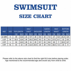 Little Surprise Box Peplum Swimwear Set - Cute & Comfy | The Mom Store - 12 - 18 Months Girls Swimwear