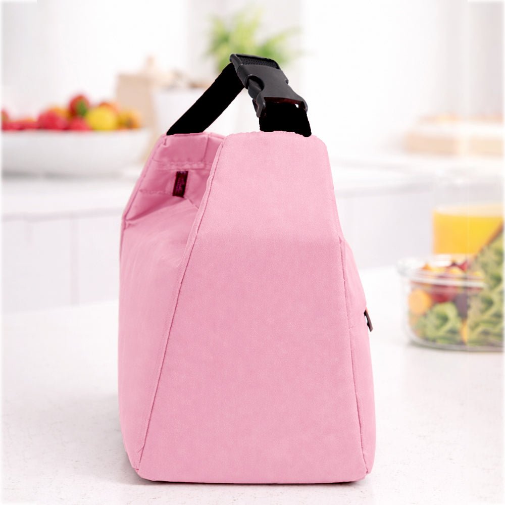 Little Surprise Box Pink Adjustable Buckle Hook Style Insulated Lunch Bag for Kids & Adults - Lunch Bag