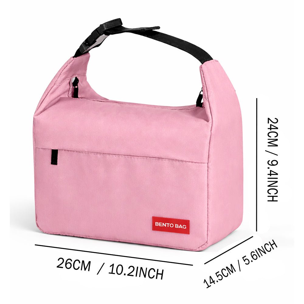 Little Surprise Box Pink Adjustable Buckle Hook Style Insulated Lunch Bag for Kids & Adults - Lunch Bag
