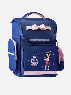 Little Surprise Box Pink Bow Ergonomic School Backpack for Kids,14.5 inch - LSB-BG-Bowpinksmall